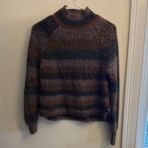Desigual Multicolor Knit Turtleneck Sweater
